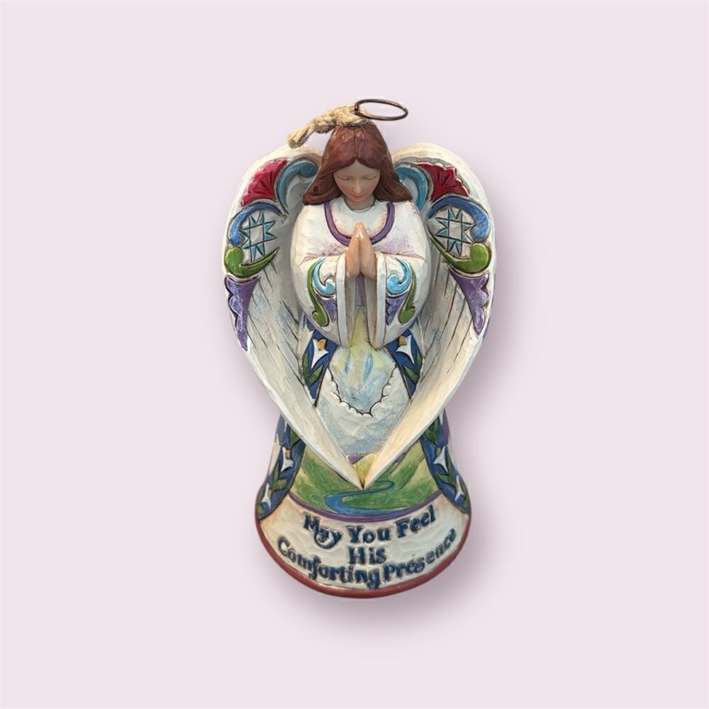 JIM SHORE Heartwood Creek May You Feel His Comforting Presence Angel *NEW*